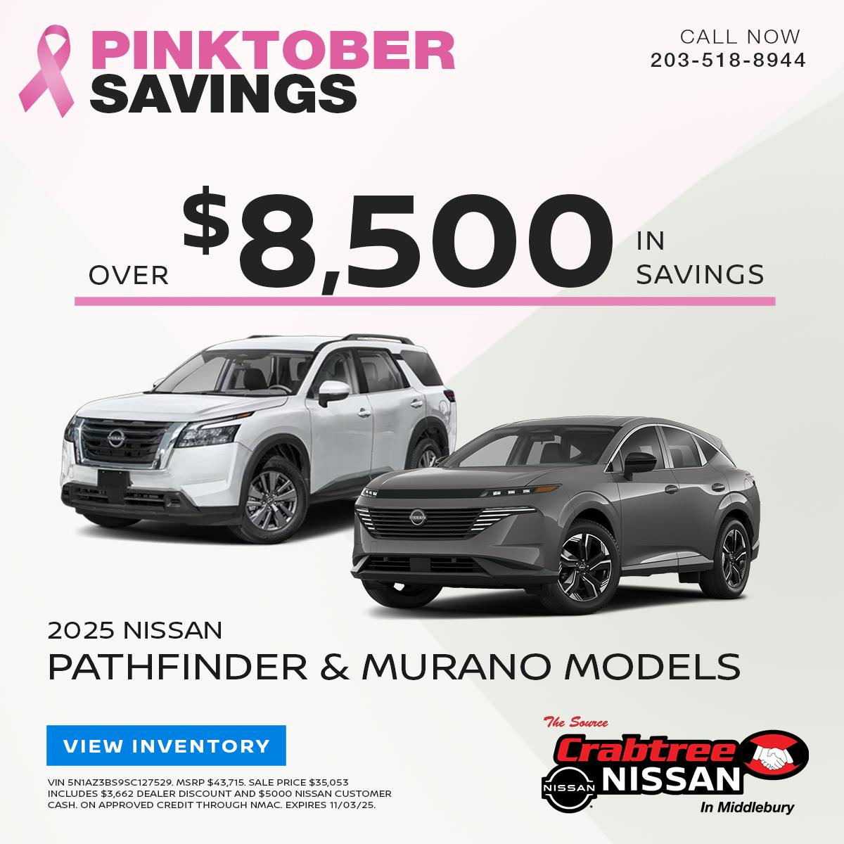 New Nissan Crabtree Cash | Crabtree Nissan