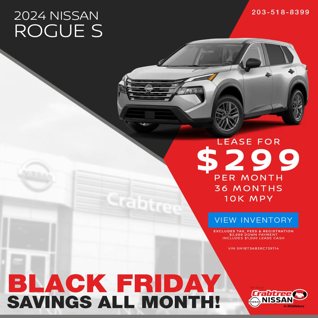 Nissan Rogue Lease Offer | Crabtree Nissan