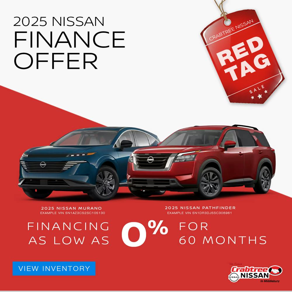 2025 Nissan Finance Offer | Crabtree Nissan