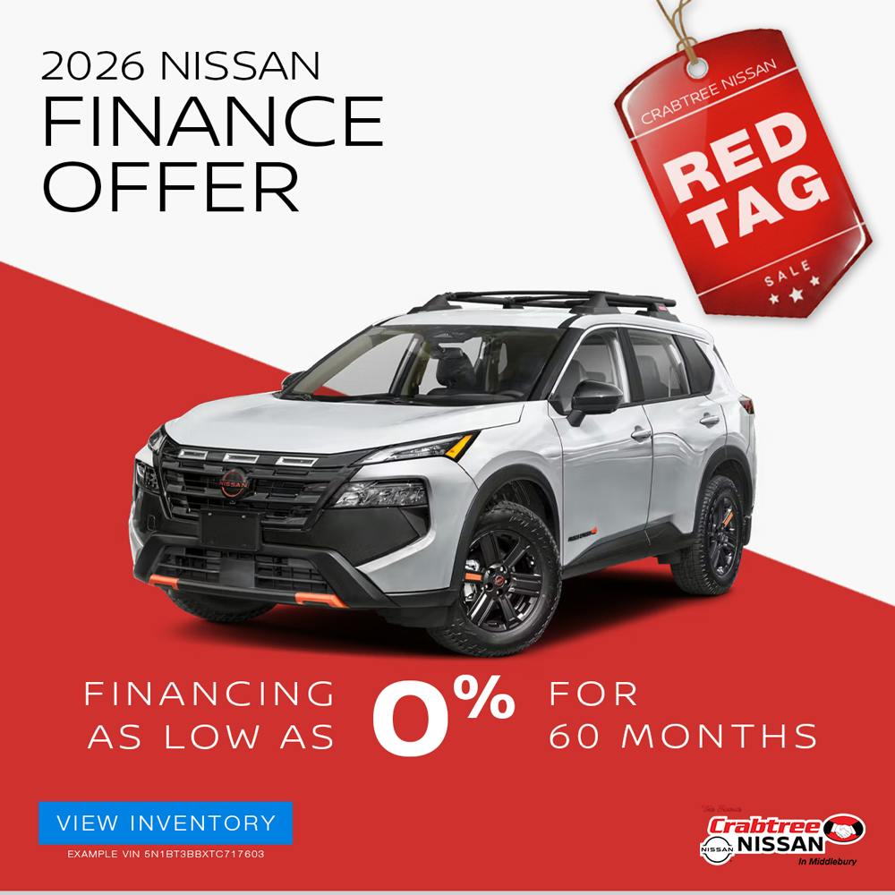 2026 Nissan Rogue Finance Offer | Crabtree Nissan
