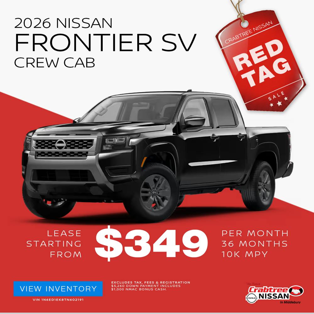 2025 Nissan Frontier Lease Offer | Crabtree Nissan