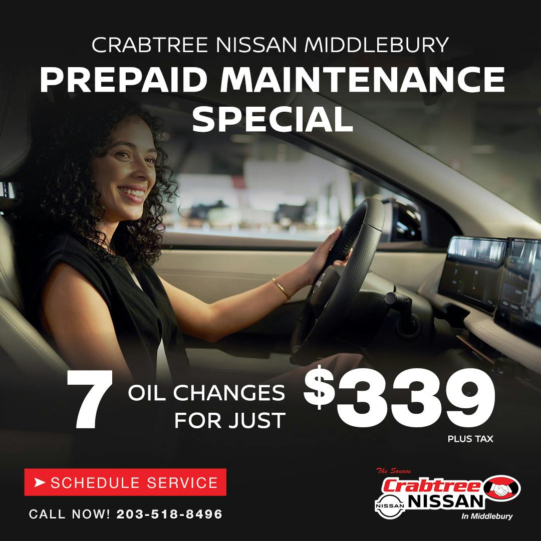 Prepaid Maintenance Special | Crabtree Nissan