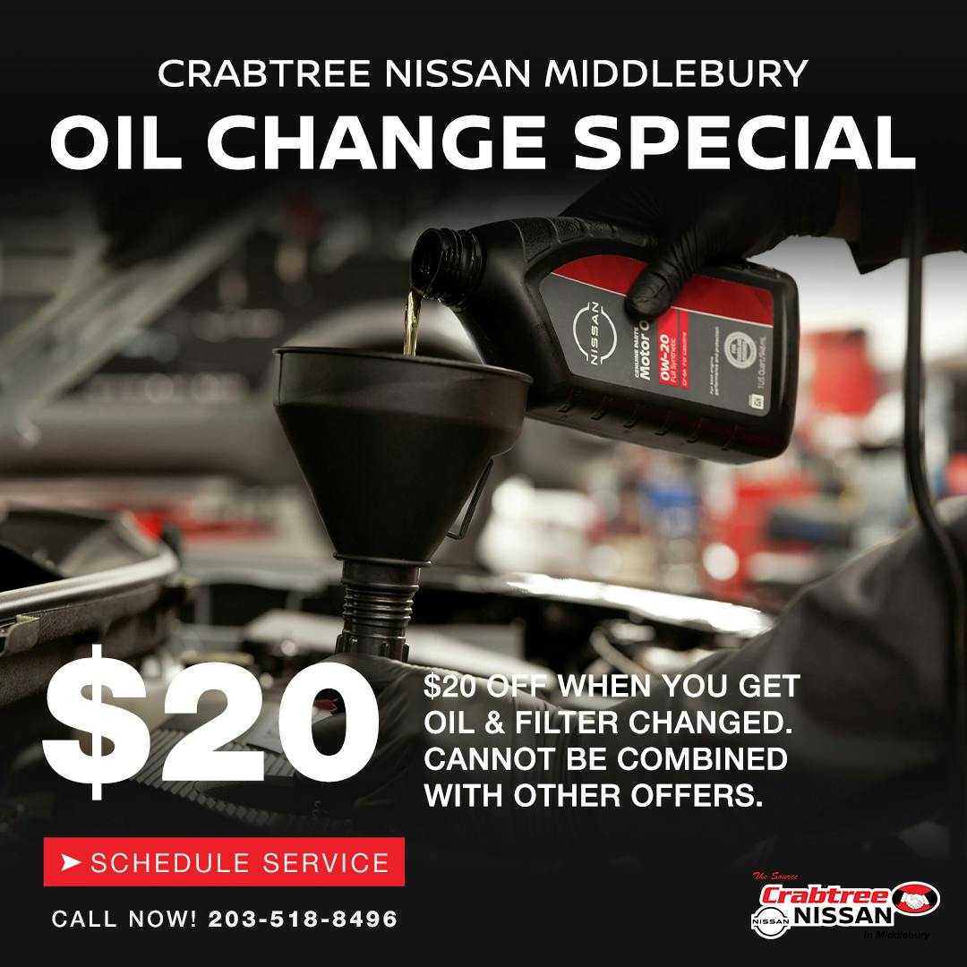 Oil Change Special | Crabtree Nissan