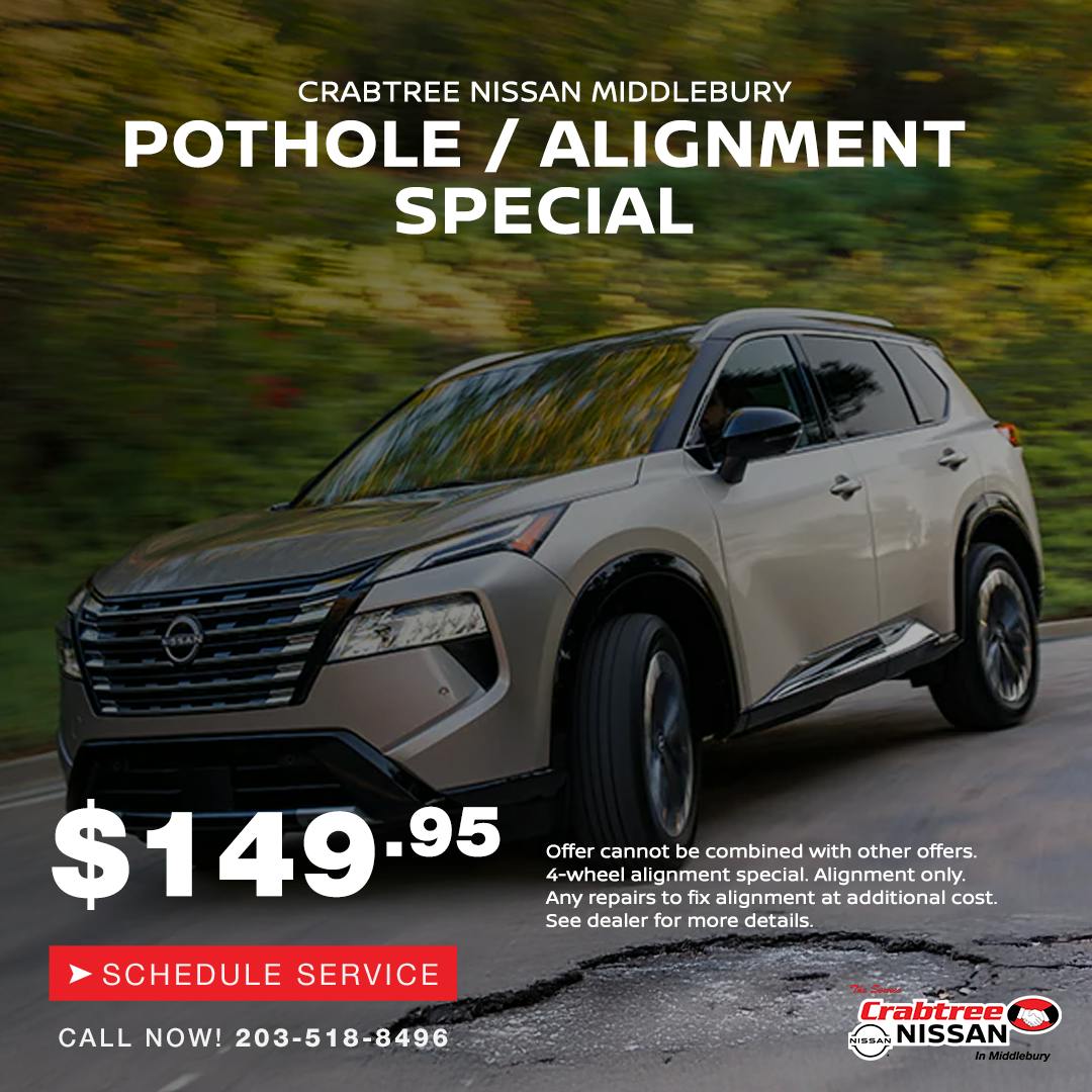 POTHOLE ALIGNMENT SPECIAL | Crabtree Nissan