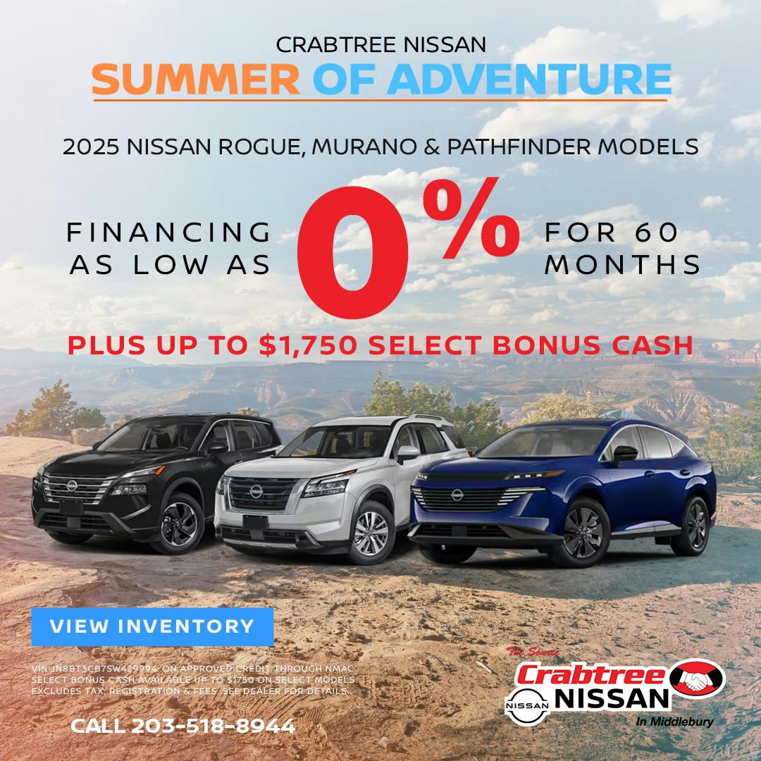 2025 Nissan Finance and Bonus Cash Offer | Crabtree Nissan