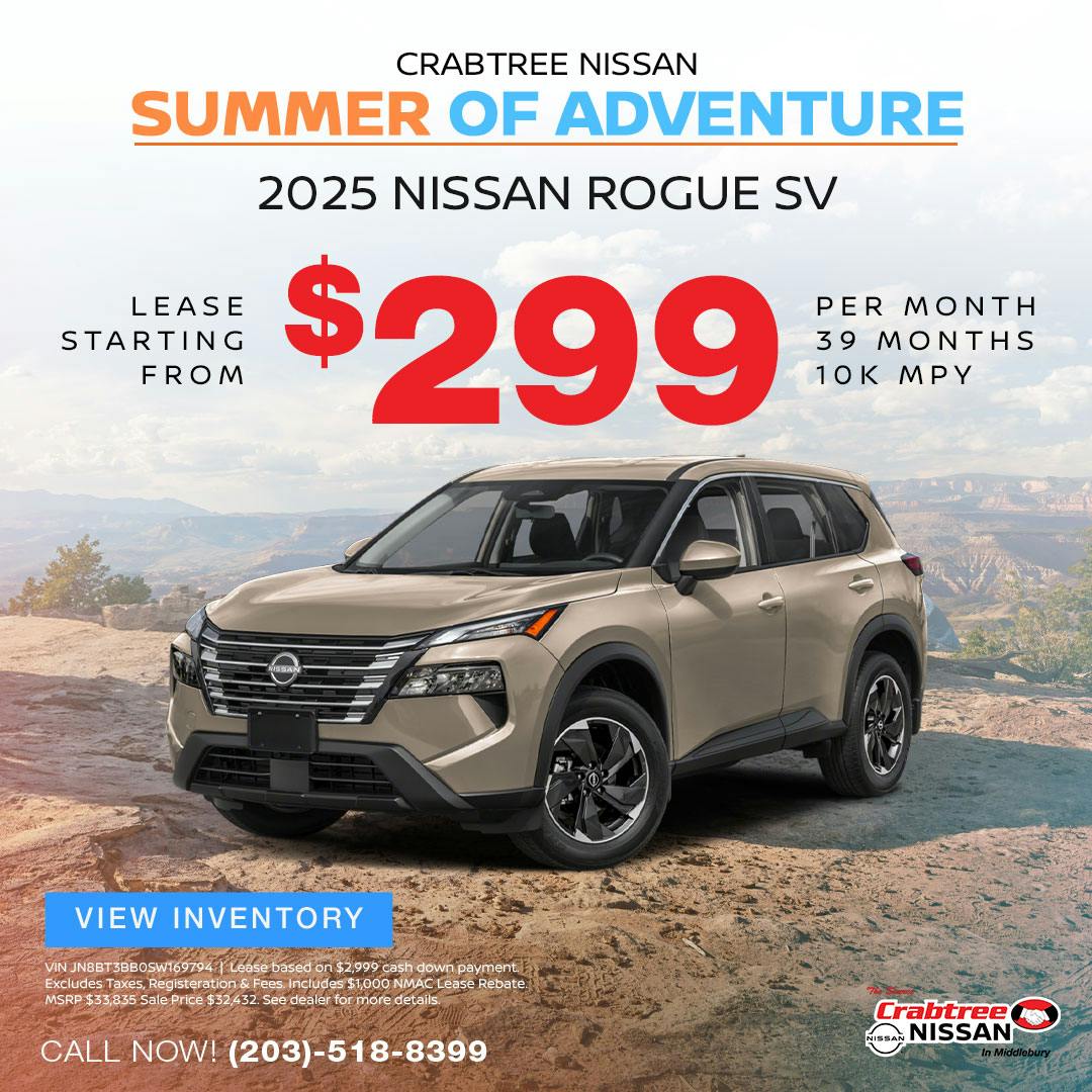 2025 Nissan Rogue Lease Offer | Crabtree Nissan