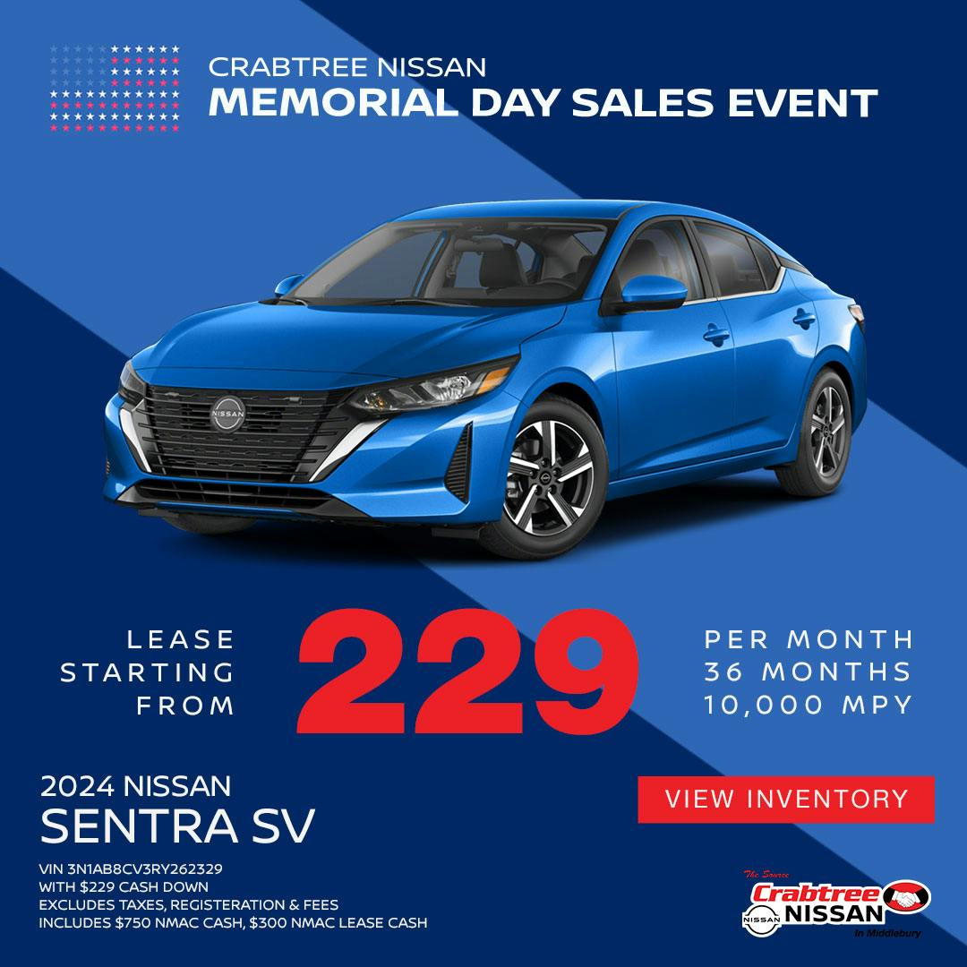 Nissan Sentra Lease Offer | Crabtree Nissan