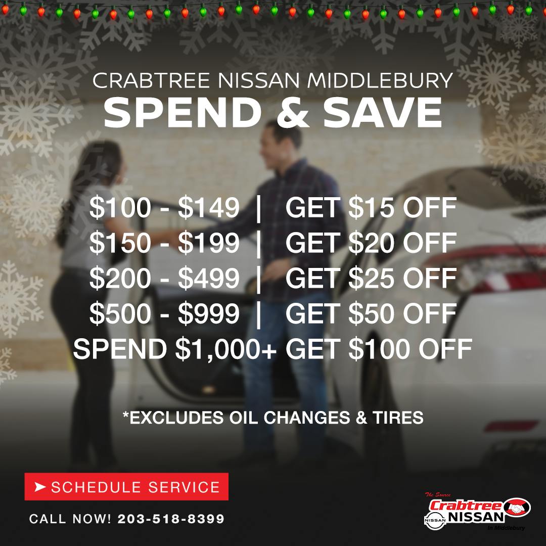 Spend & Save | Crabtree Nissan