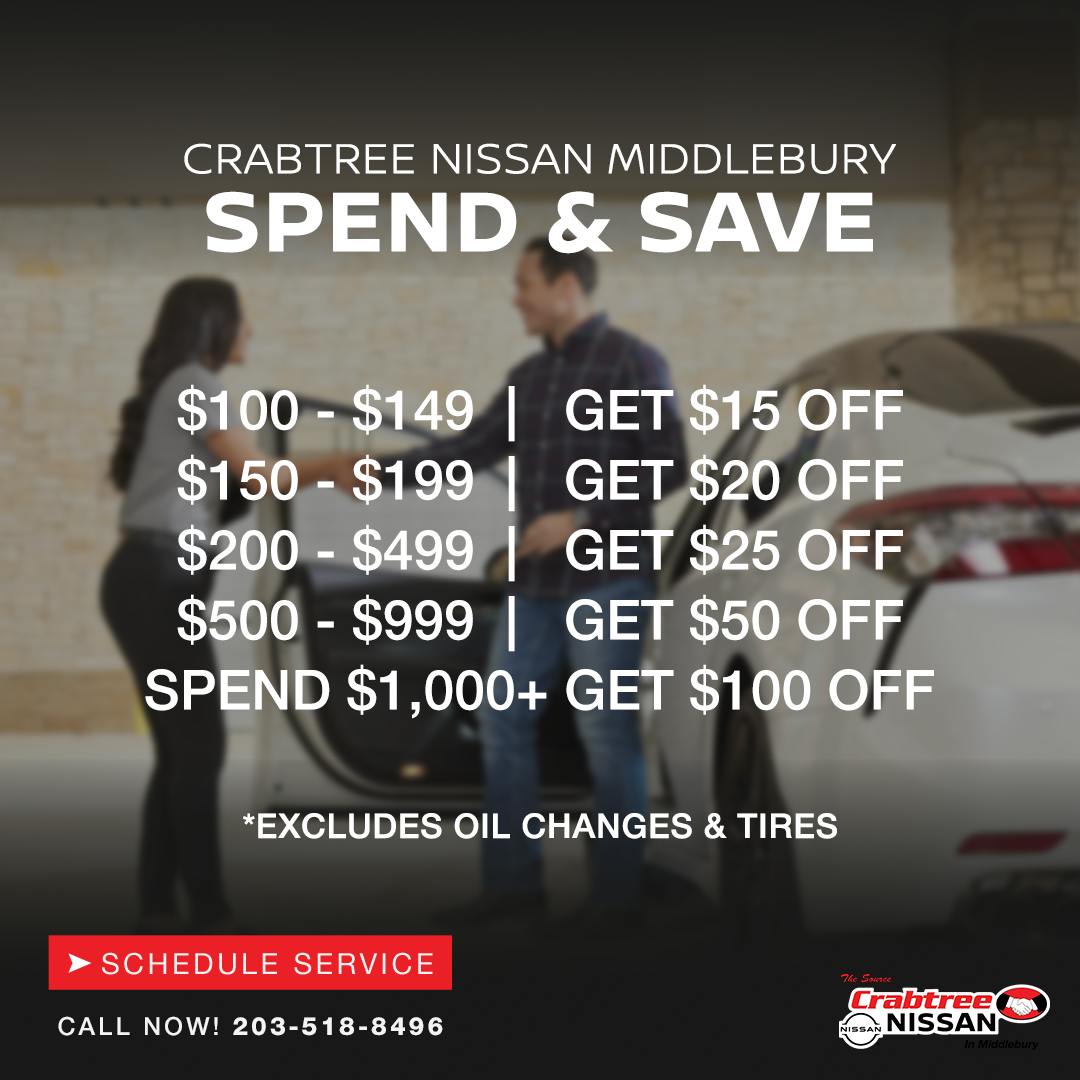 Spend & Save | Crabtree Nissan