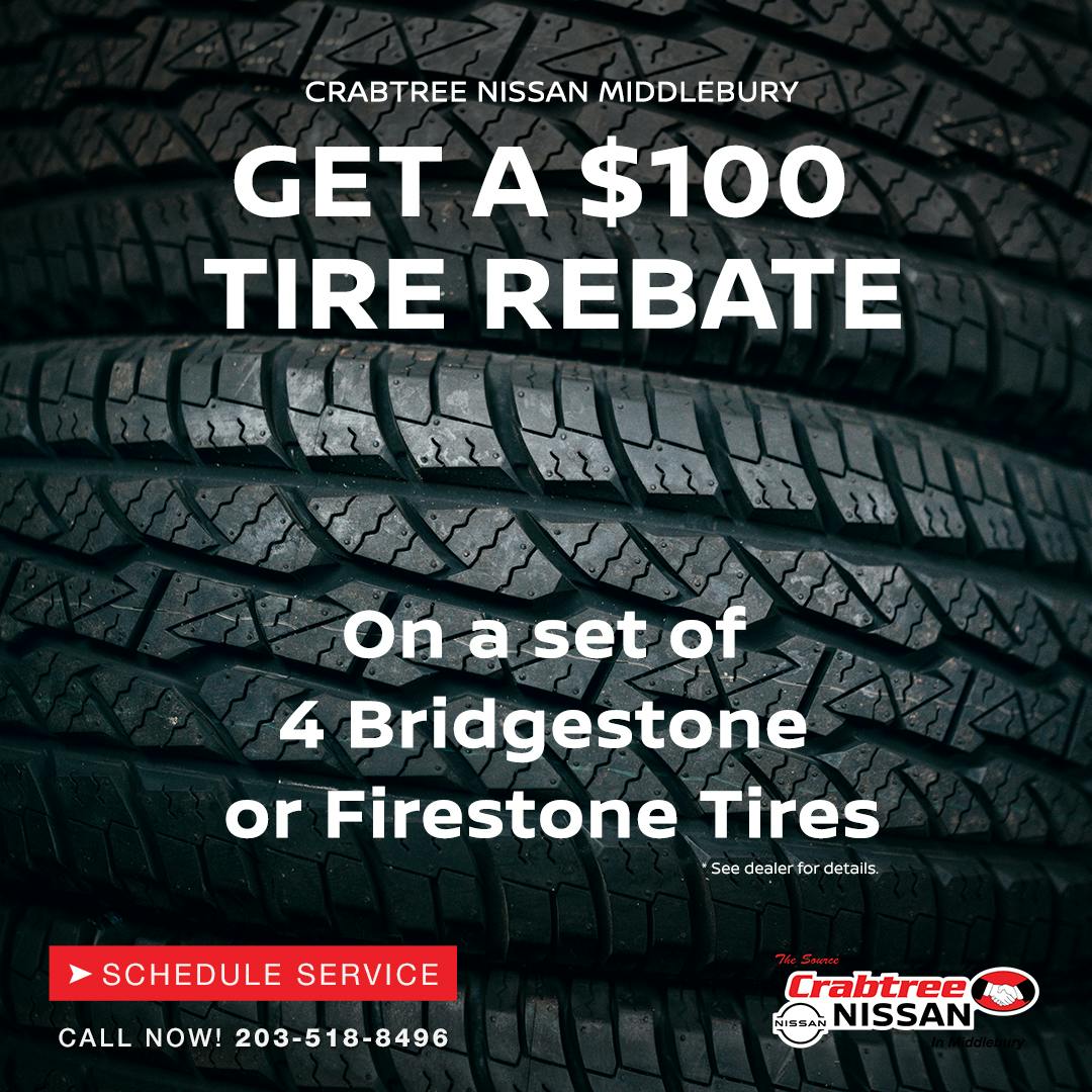 $100 Off Purchase Off 4 Tires | Crabtree Nissan
