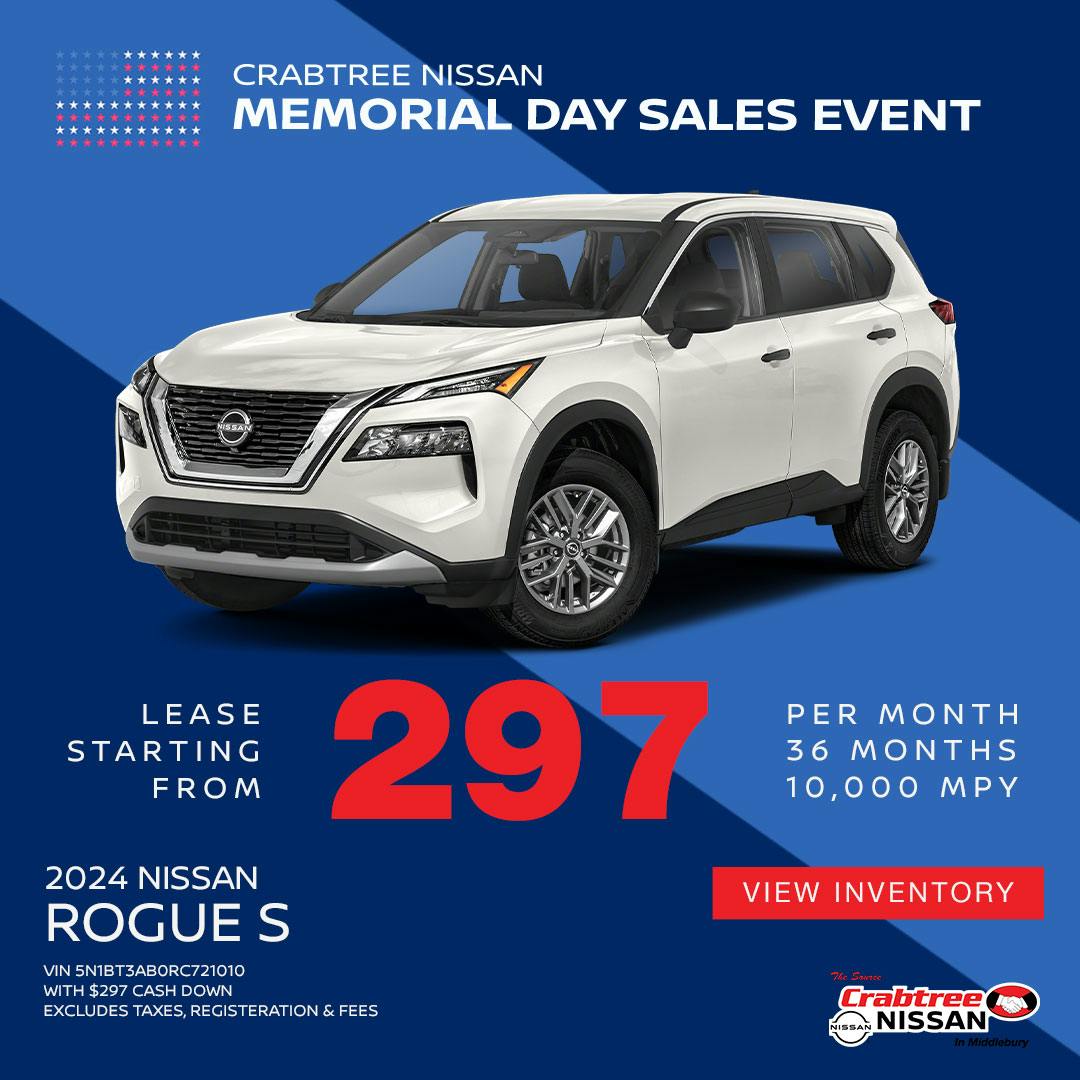 Nissan Rogue Lease Offer | Crabtree Nissan