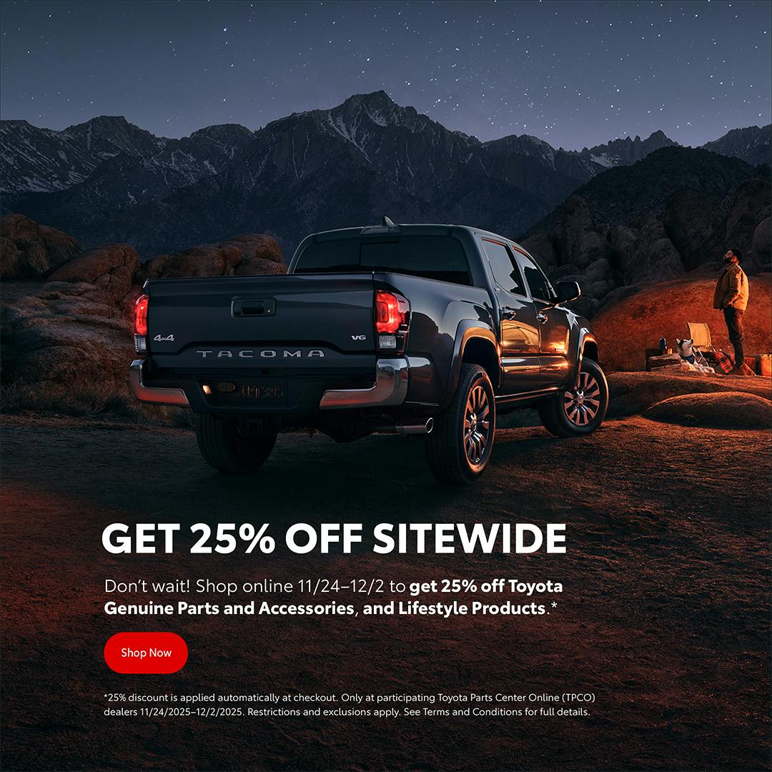 Genuine Toyota Parts, Accessories & Products Specials | Crabtree Toyota