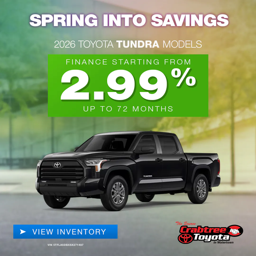 2026 Toyota Tundra Finance Offer | Crabtree Toyota