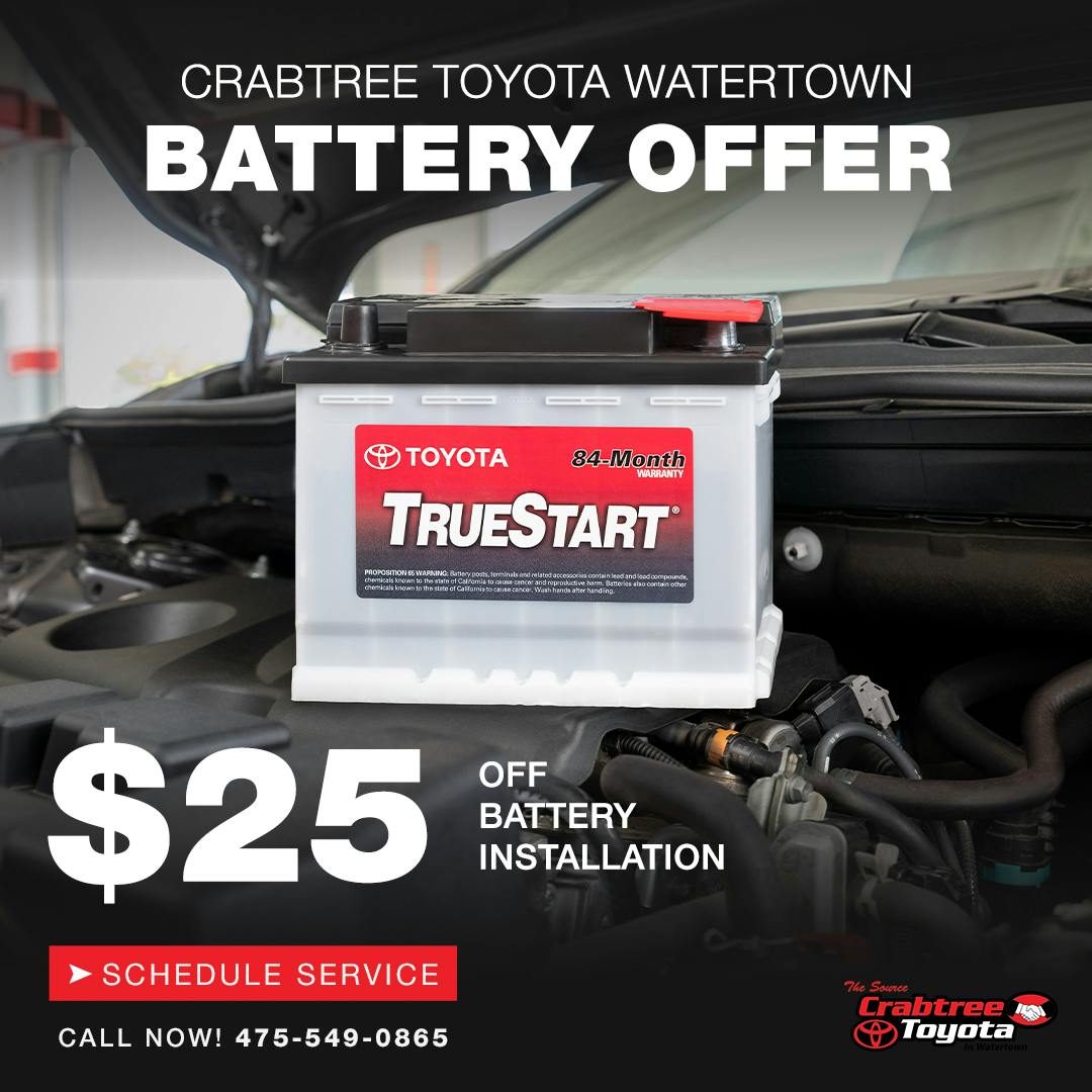 Battery Offer | Crabtree Toyota