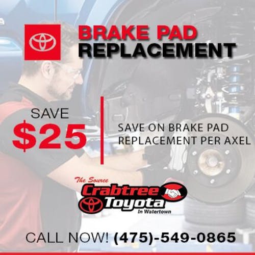 $25 Off Brake Pad Replacement | Crabtree Toyota