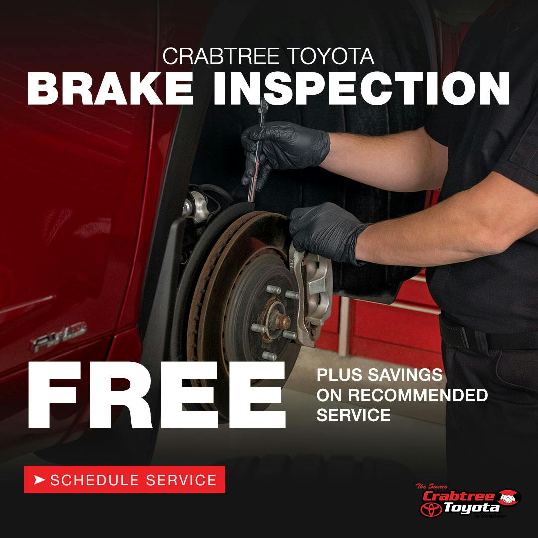 Free Brake Inspection | Crabtree Toyota