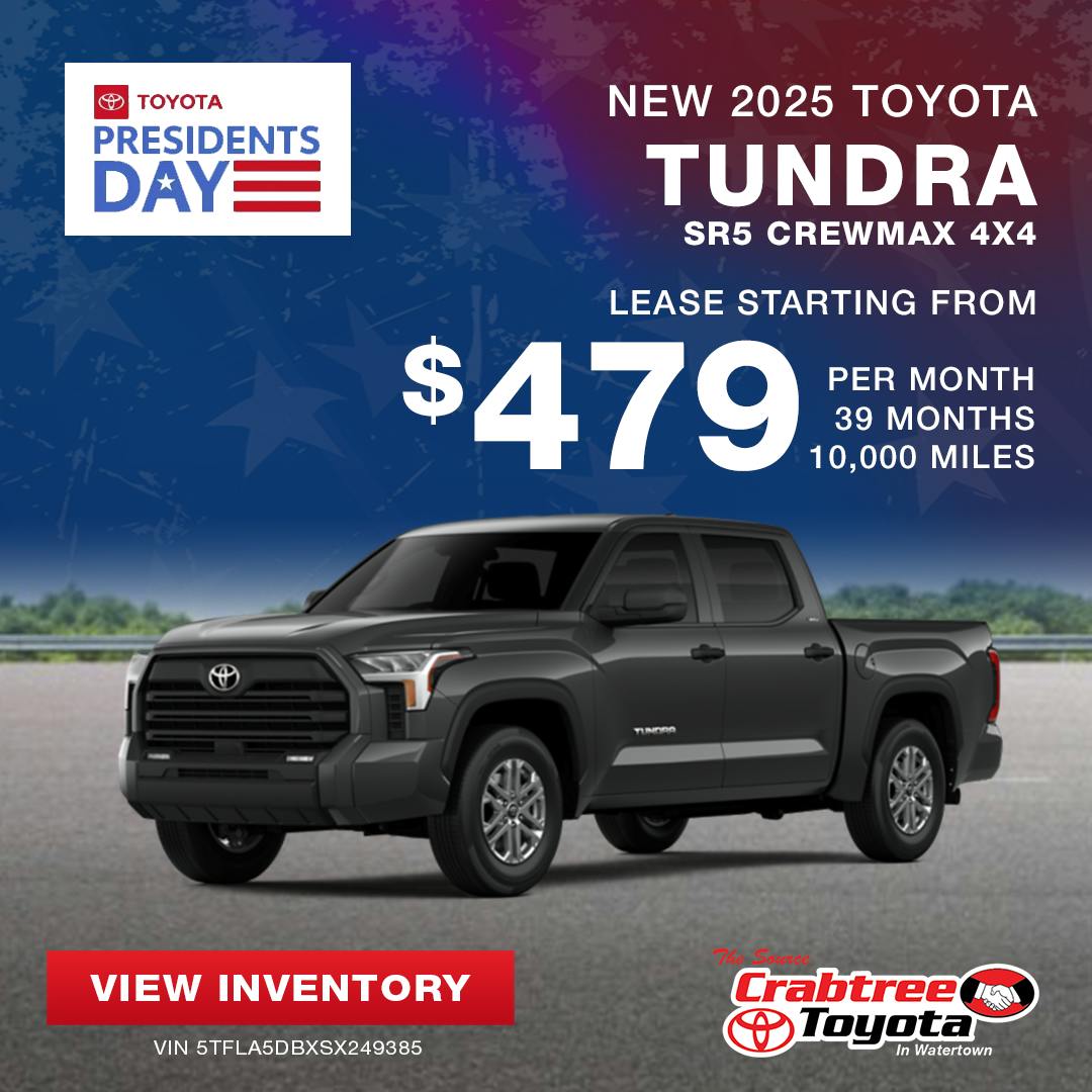 2025 Toyota Tundra Lease Offer | Crabtree Toyota