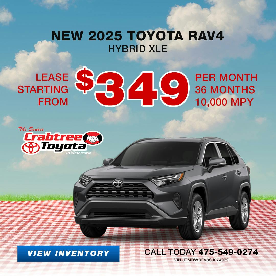 Toyota RAV4 Hybrid Lease Offer | Crabtree Toyota