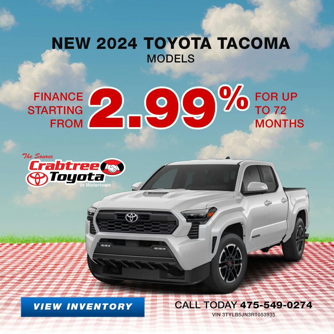 2024 Toyota Tacoma Finance Offer | Crabtree Toyota