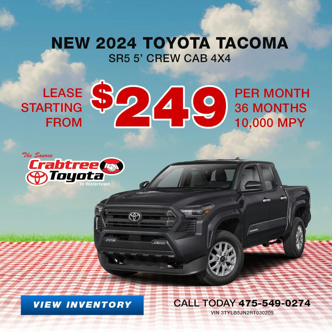 2024 Toyota Tacoma Lease Offer | Crabtree Toyota