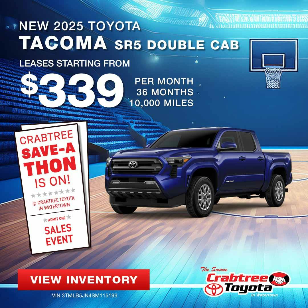 2025 Toyota Tacoma Lease Offer | Crabtree Toyota