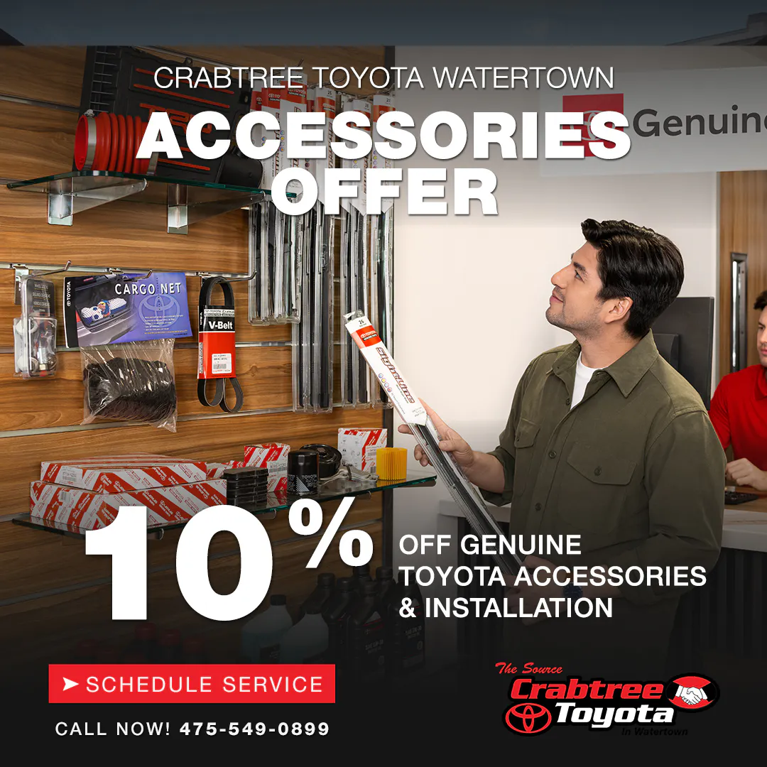 Toyota Accessories Offer | Crabtree Toyota