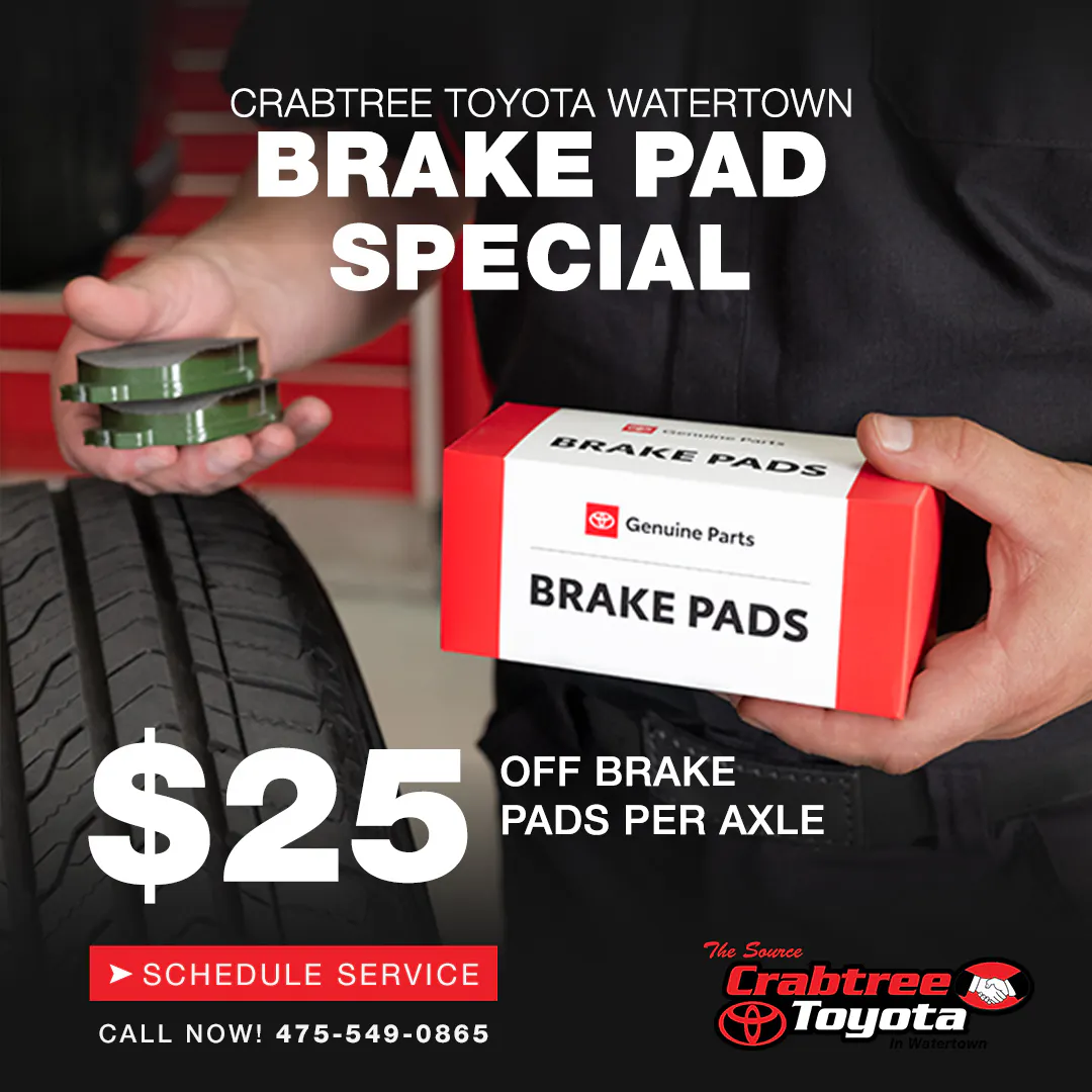 Toyota Brake Pad Offer | Crabtree Toyota