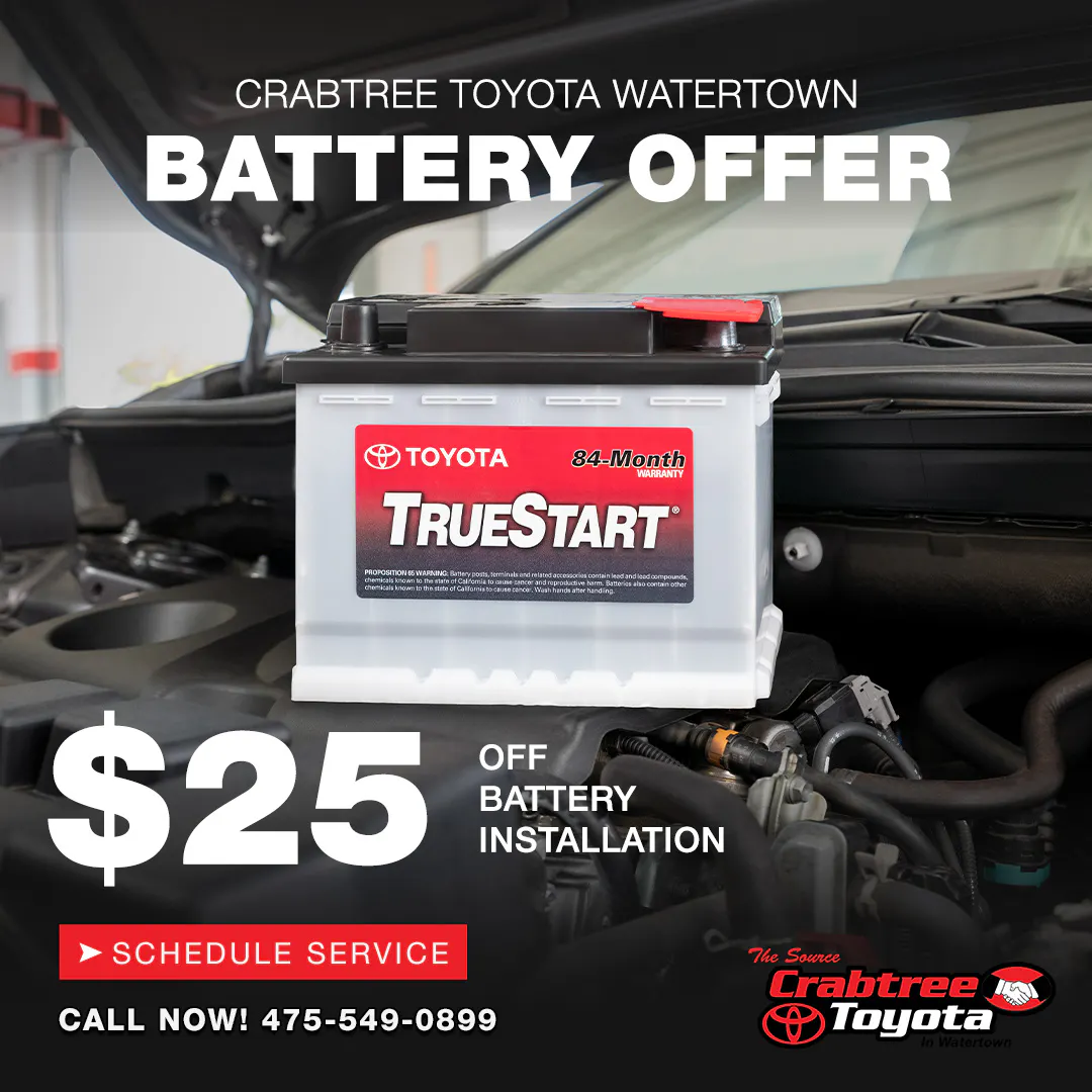 Battery Offer | Crabtree Toyota