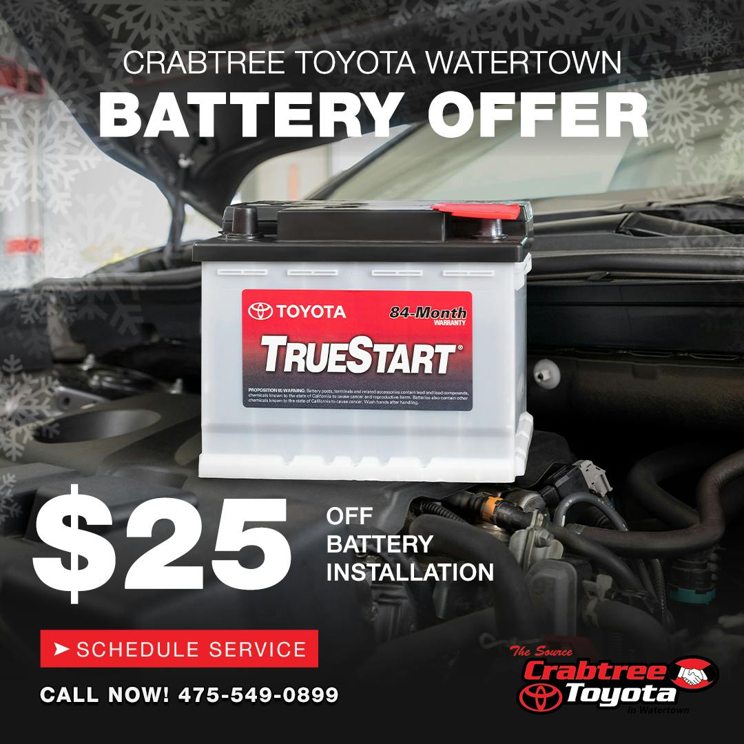 Battery Offer | Crabtree Toyota