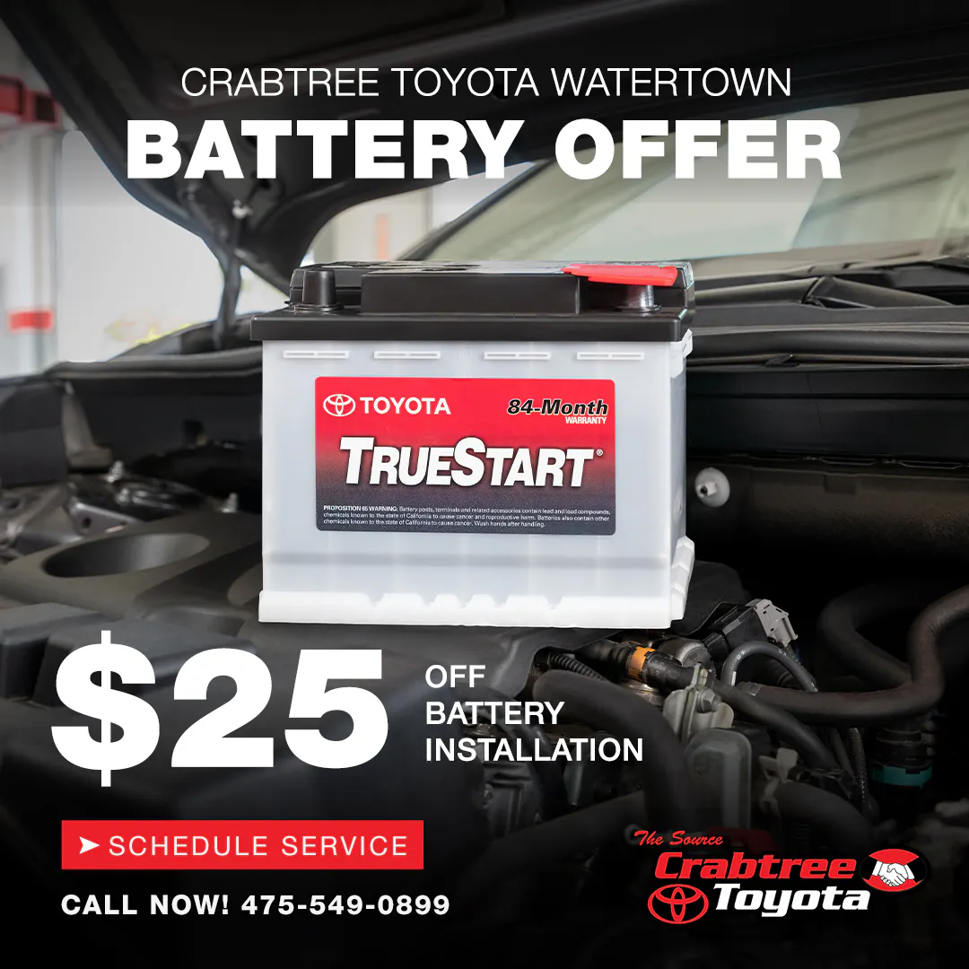 Battery Offer | Crabtree Toyota