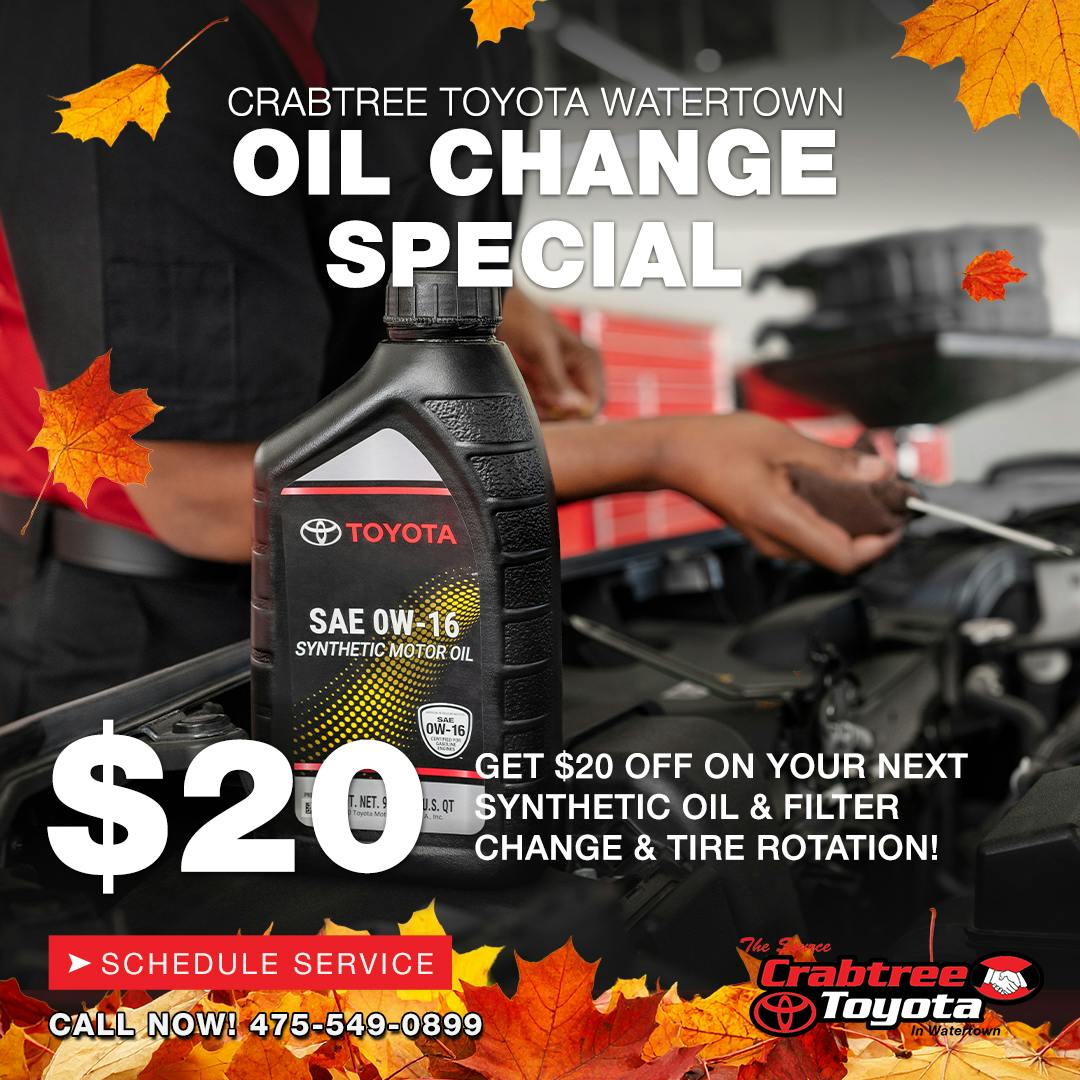 Oil Change Special | Crabtree Toyota