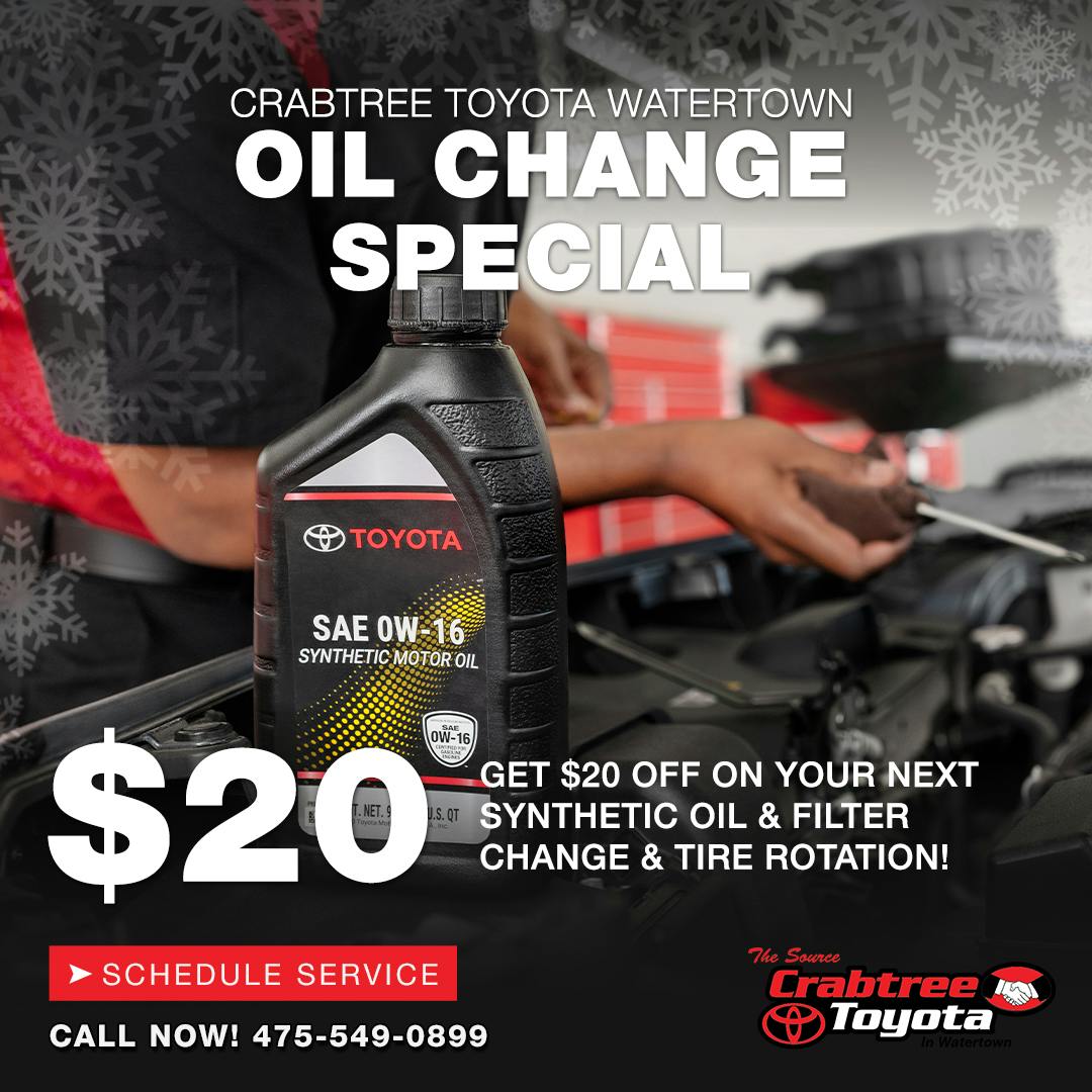Oil Change Special | Crabtree Toyota