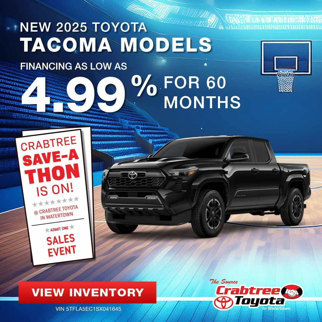 2025 Toyota Tacoma Finance Offer | Crabtree Toyota