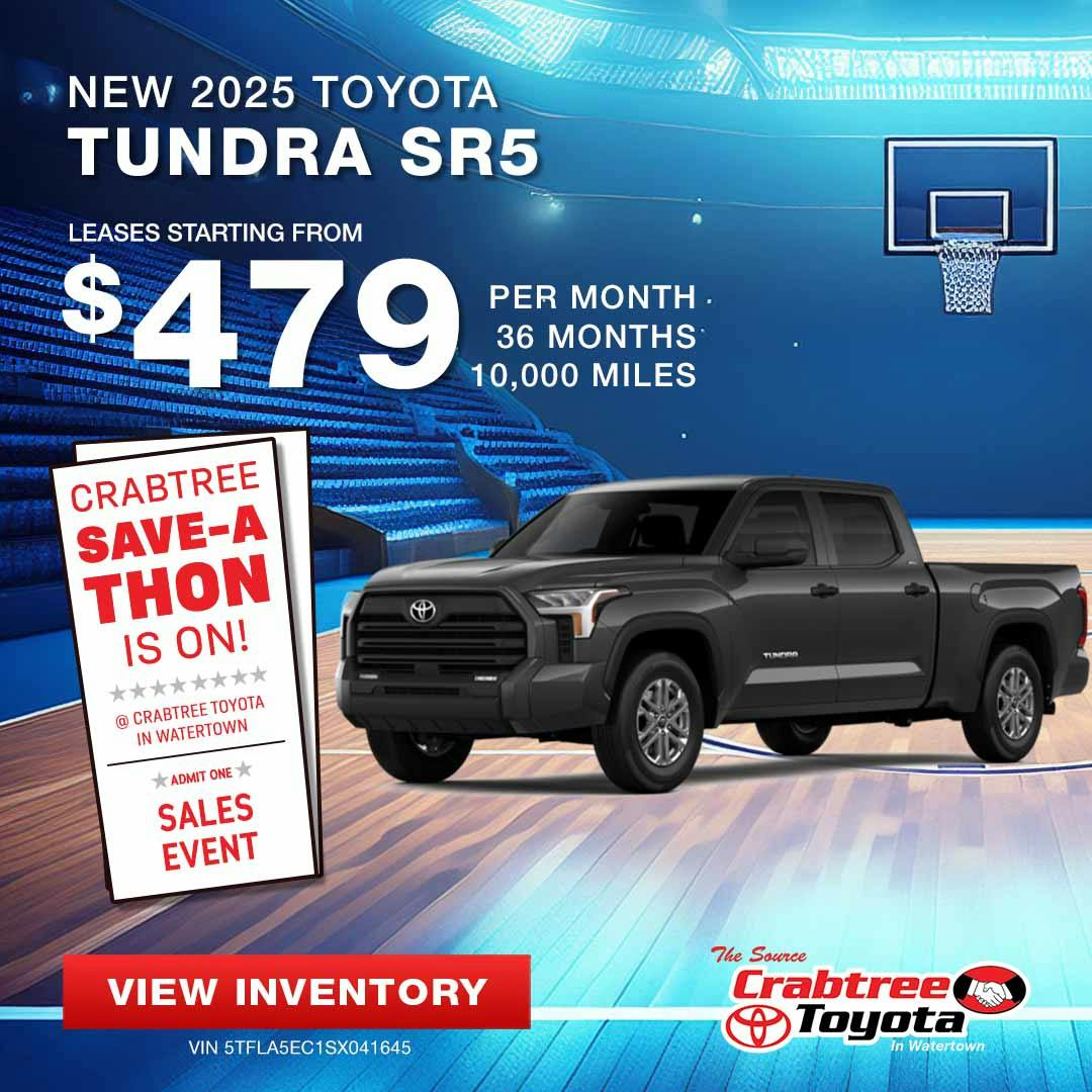 2025 Toyota Tundra Lease Offer | Crabtree Toyota