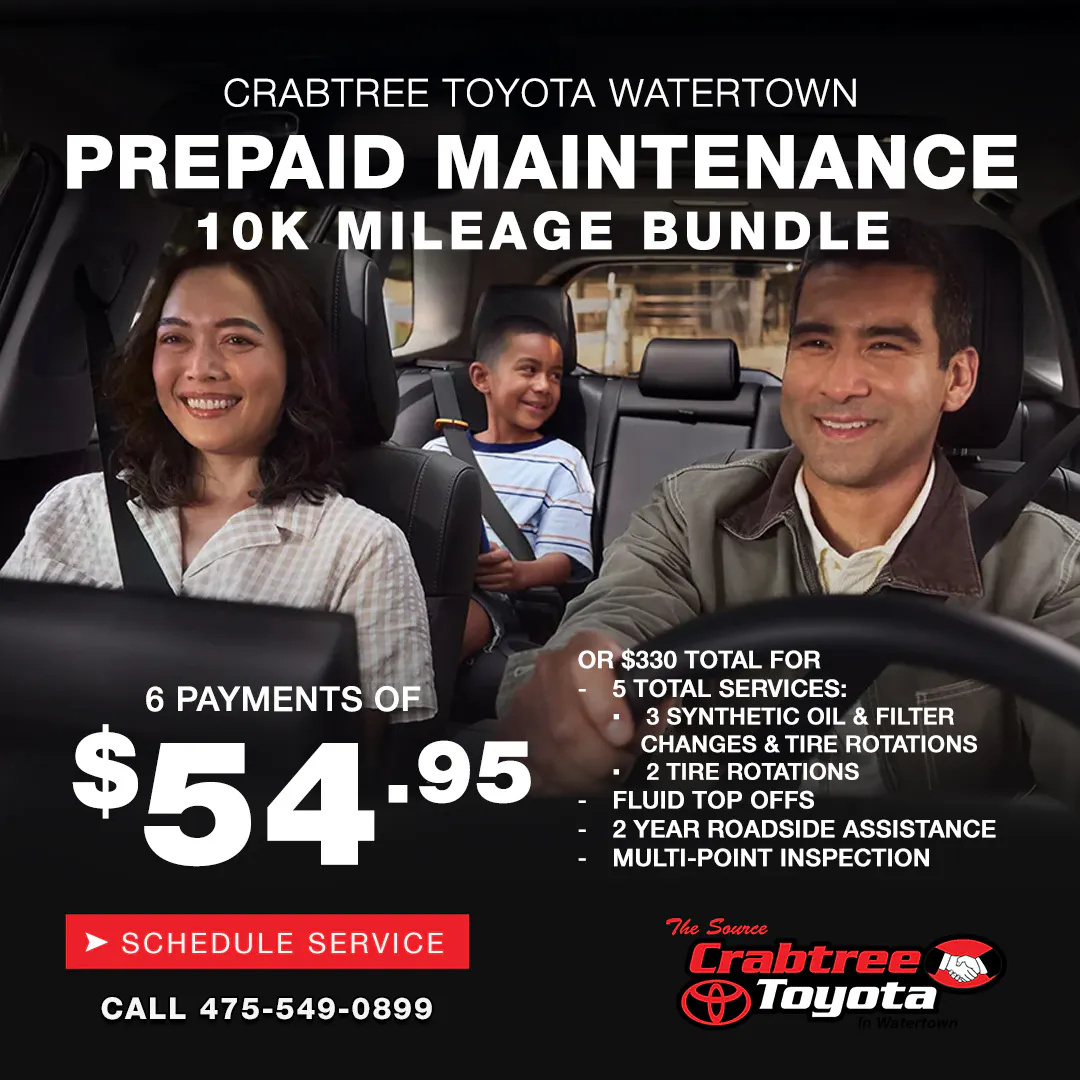 10k Prepaid Maintenance Package | Crabtree Toyota