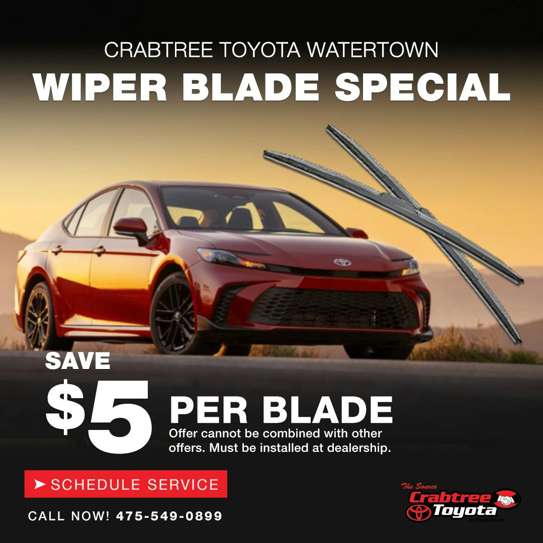 $5 Off Toyota Wiper Blade | Crabtree Toyota