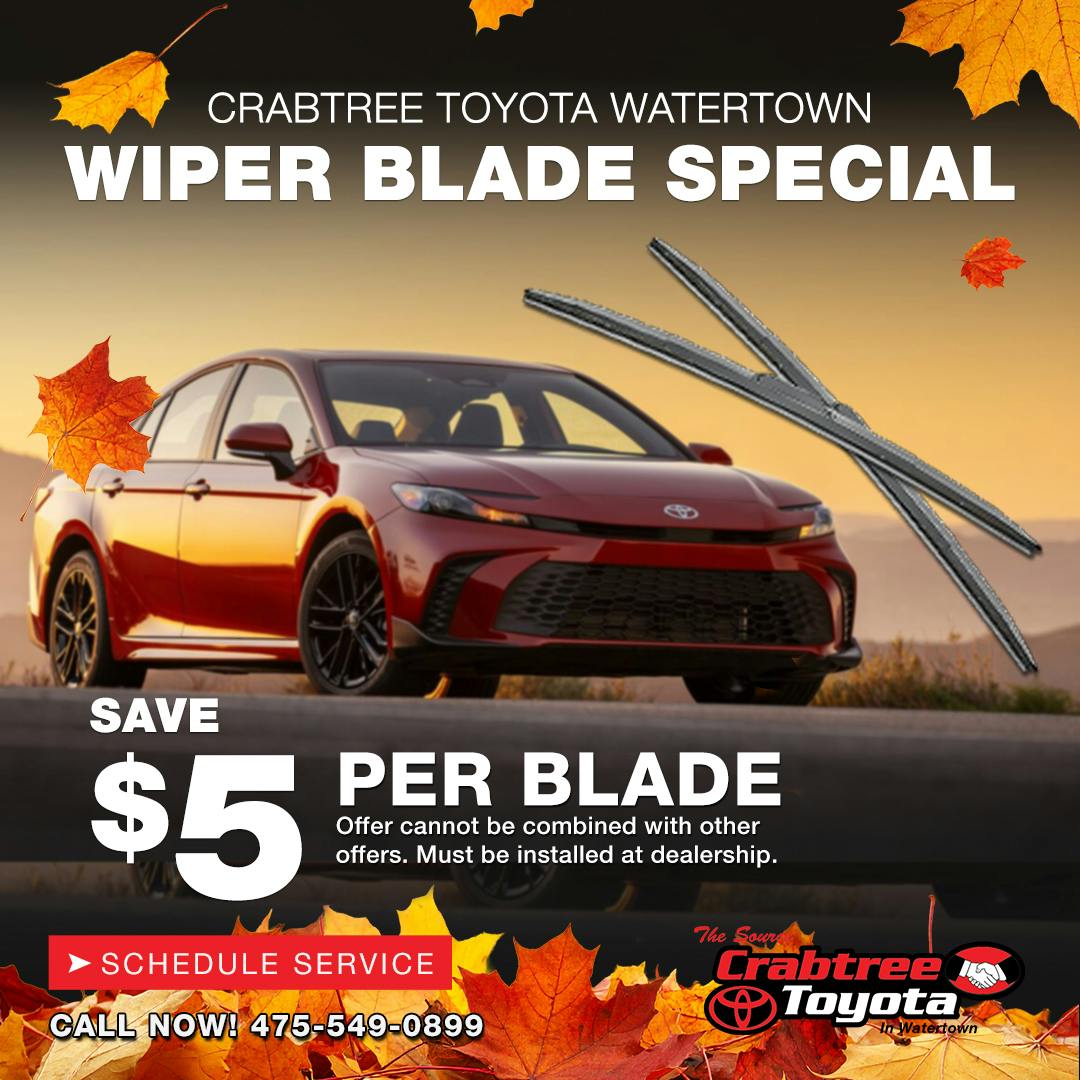 $5 Off Toyota Wiper Blade | Crabtree Toyota