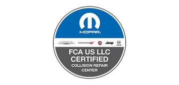 MOPAR FCA US LLC Certified Collision Center Logo