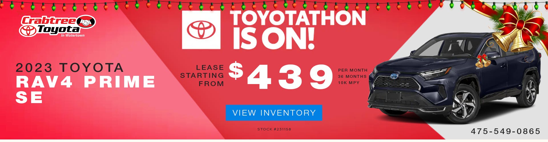 TOYOTA RAV4 PRIME SE LEASE OFFER