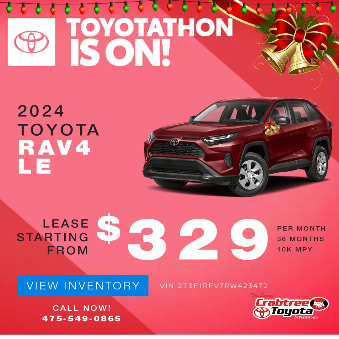 TOYOTA RAV4 LE LEASE OFFER