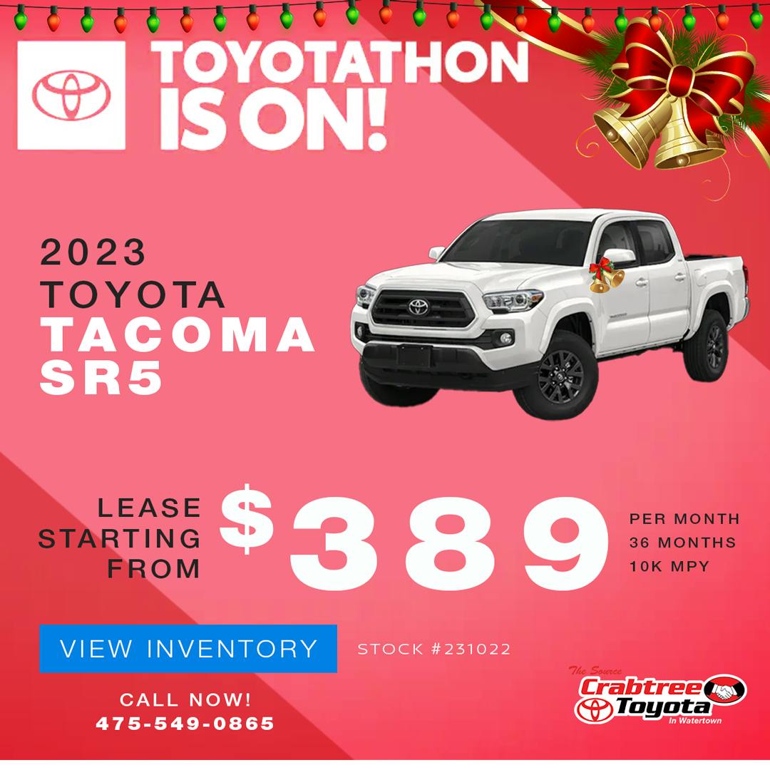 TOYOTA TACOMA SR5 Double Cab LEASE OFFER