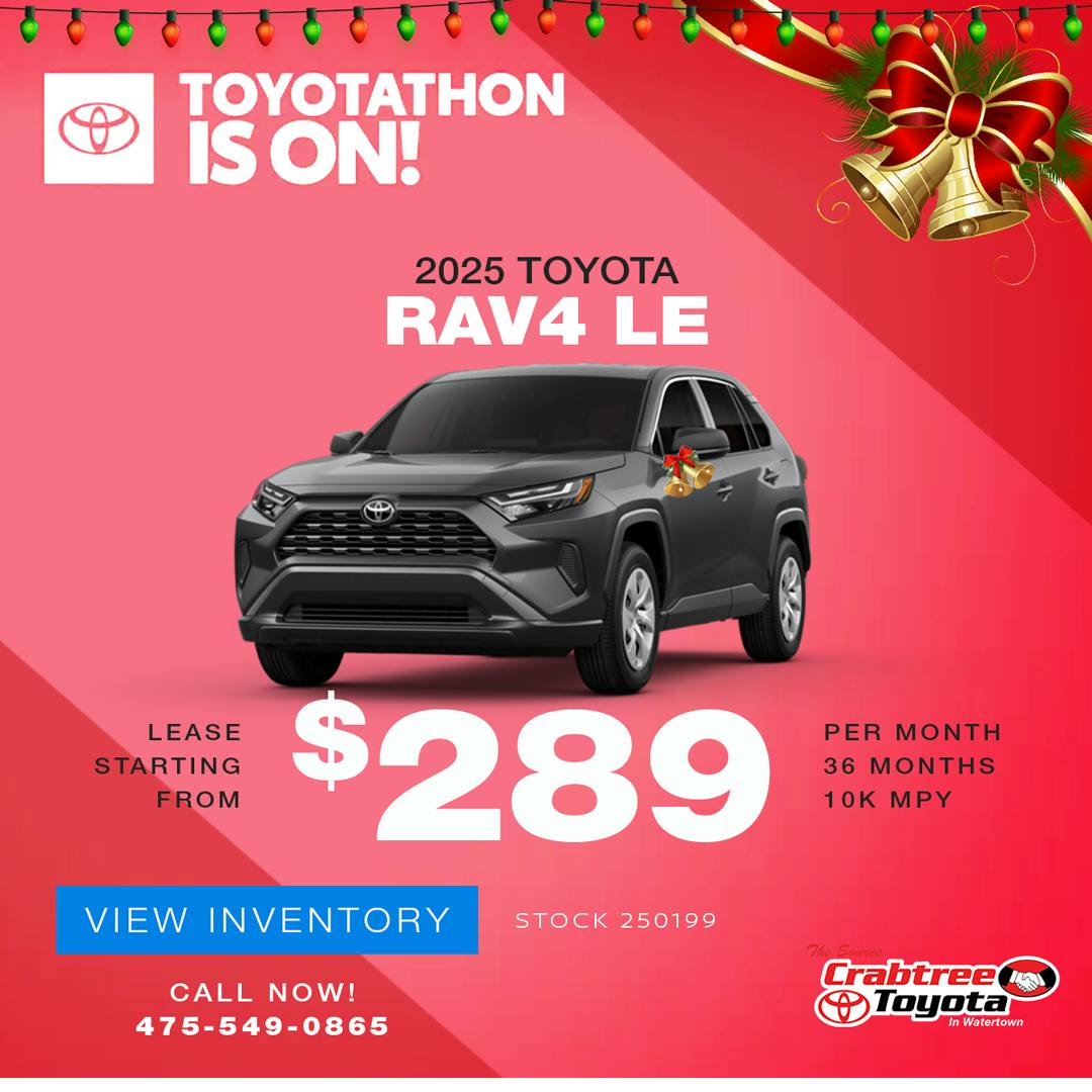 Toyota RAV4 Lease Offer | Crabtree Toyota