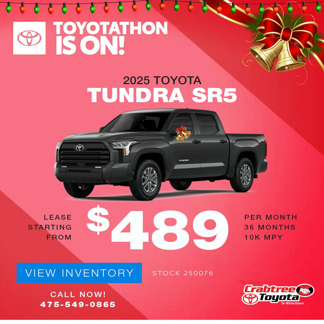 Toyota Tundra Lease Offer | Crabtree Toyota