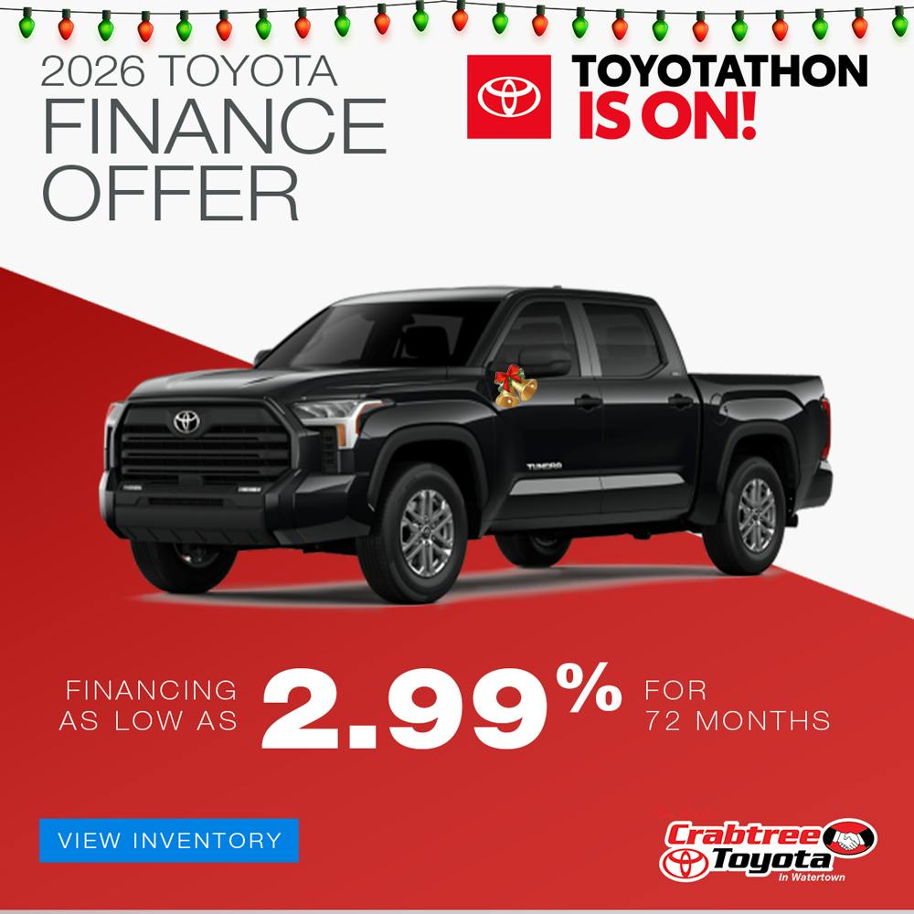 2026 Toyota Tundra Finance Offer | Crabtree Toyota