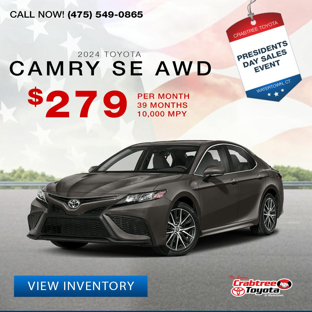 TOYOTA CAMRY LE LEASE OFFER