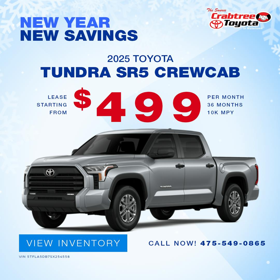 Toyota Tundra Lease Offer | Crabtree Toyota