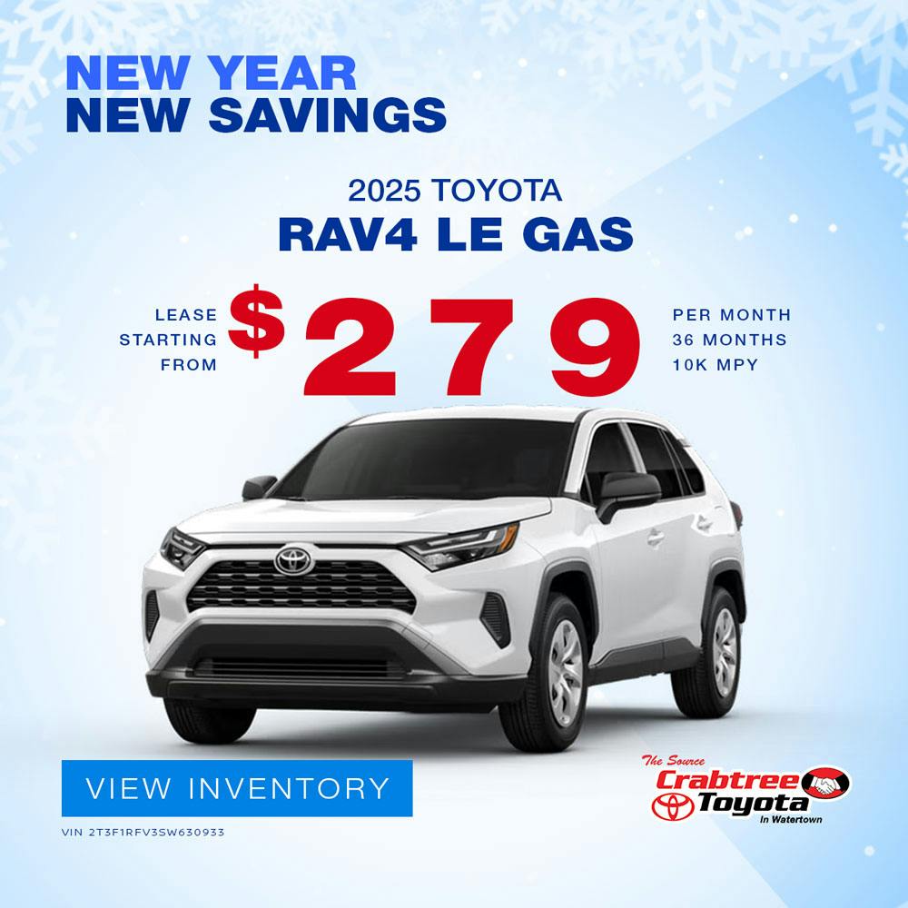 2025 Toyota RAV4 Lease Offer | Crabtree Toyota