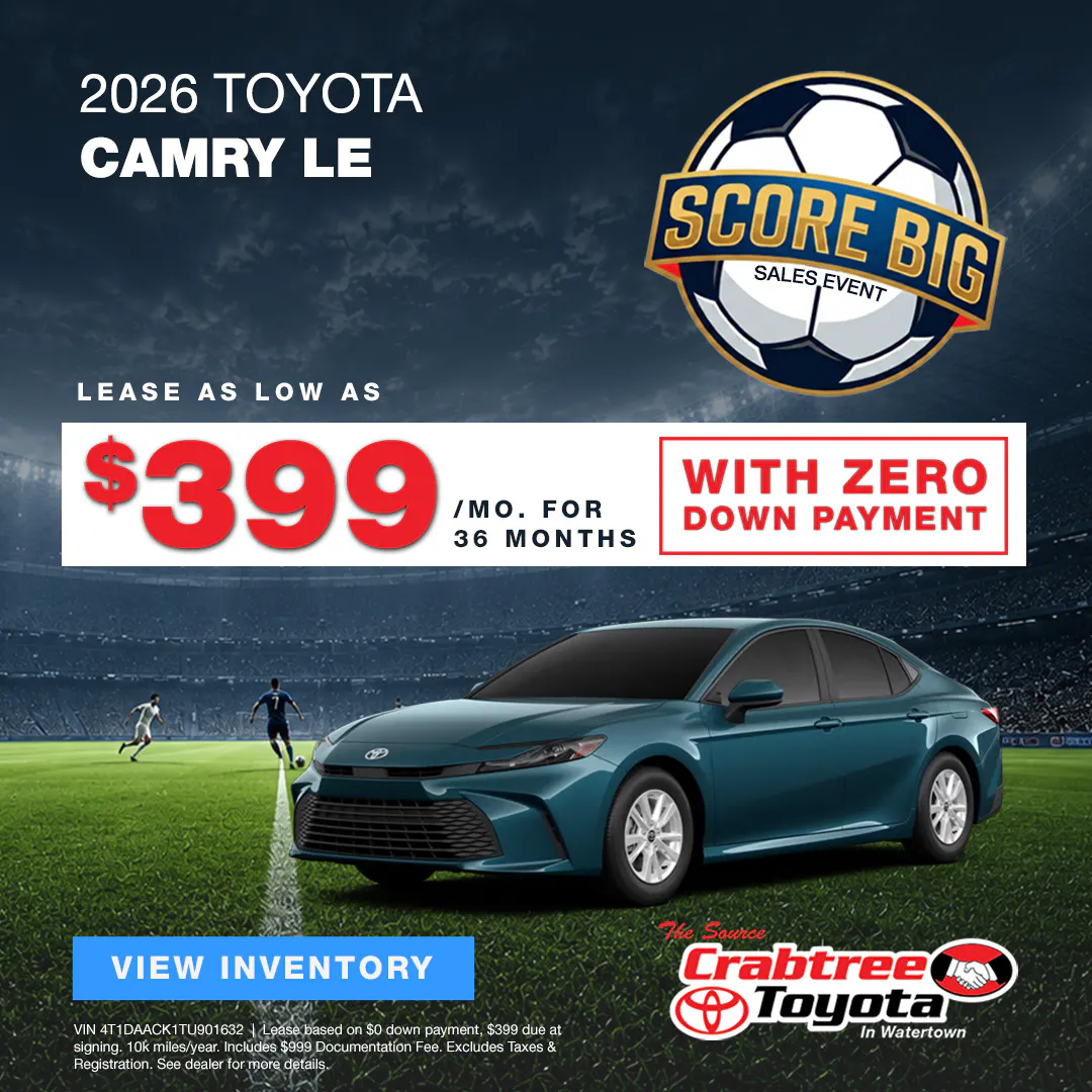 2026 Toyota Camry Lease Offer | Crabtree Toyota
