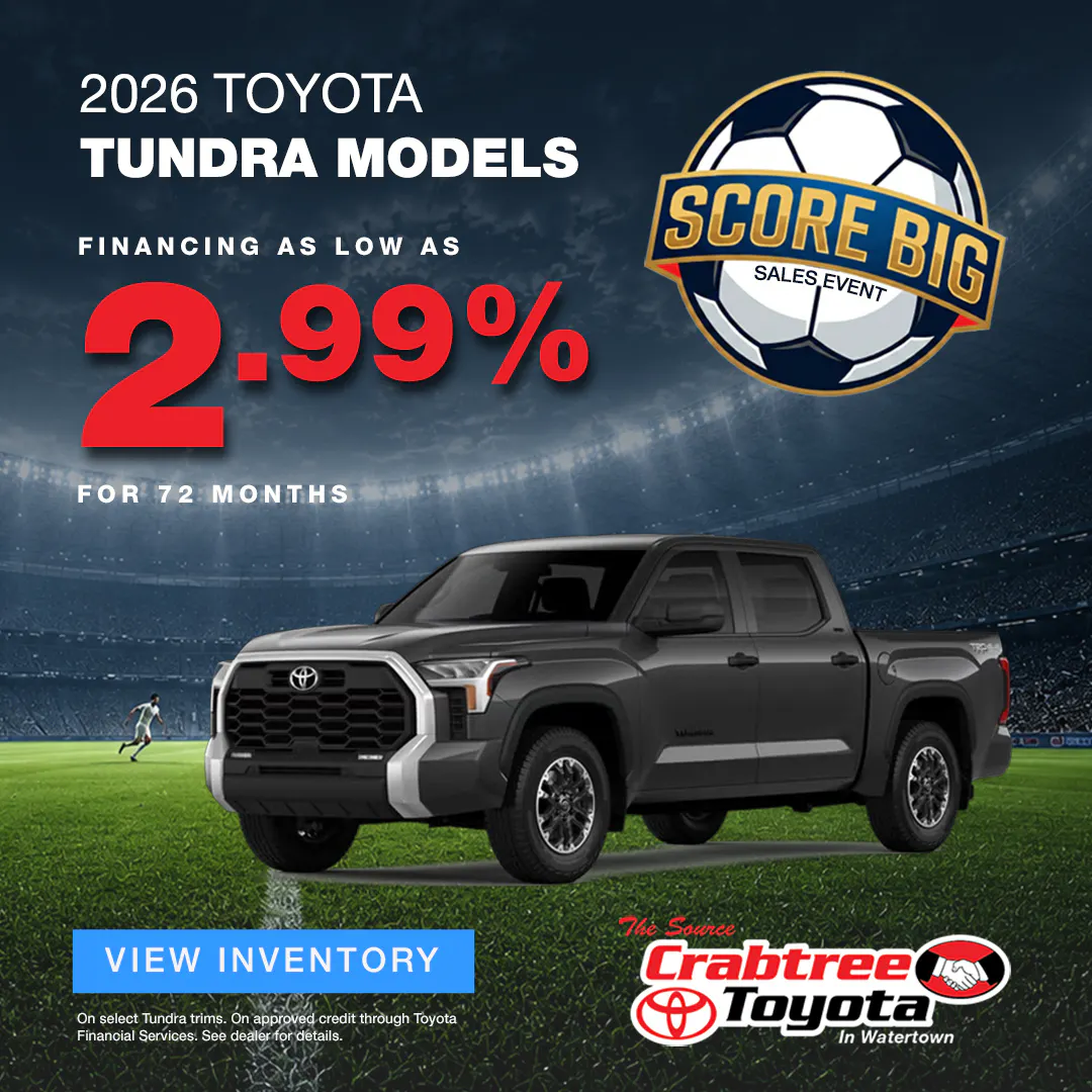 2026 Toyota Tundra Finance Offer | Crabtree Toyota