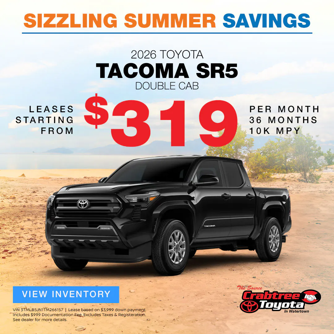 2026 Toyota Tacoma Lease Offer | Crabtree Toyota